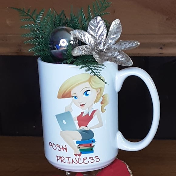 Posh Princess Ceramic Mug 15oz NEW - Picture 3 of 3